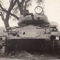 Destroyed tank in 1965 Indo-Pak War