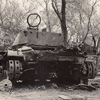 Destroyed tank in 1965 Indo-Pak War